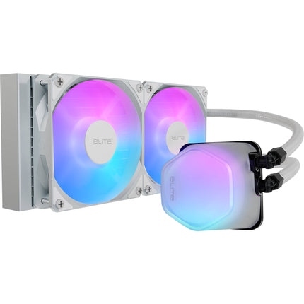 Cooler Master Elite Liquid 240 ARGB Refrigeración Líquida CPU 240mm 2100rpm Blanco