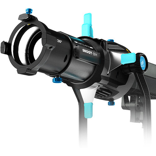 DigitalFoto Solution Limited Proyector con Lente 36° Montura Bowens 24 Gobos 5 Filtros de Color