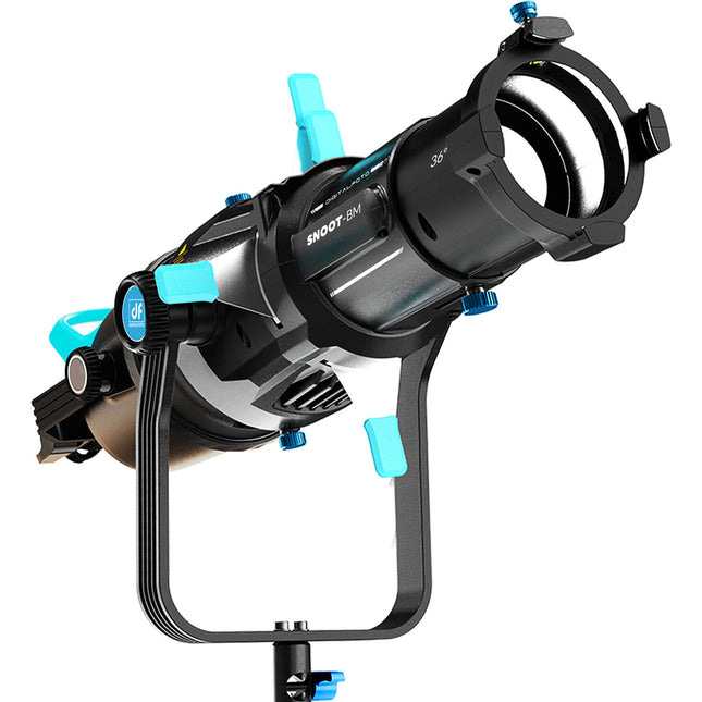DigitalFoto Solution Limited Proyector con Lente 36° Montura Bowens 24 Gobos 5 Filtros de Color