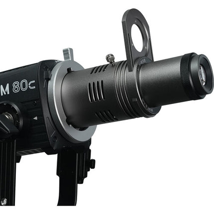DigitalFoto Solution Mini Snoot Proyector con Montura Aputure Storm 80C 35° y Anillo Ajustable