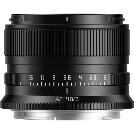 TTArtisan AF 40mm f2 Lente para Nikon Z F2 a F16 Distancia mínima 15.7"