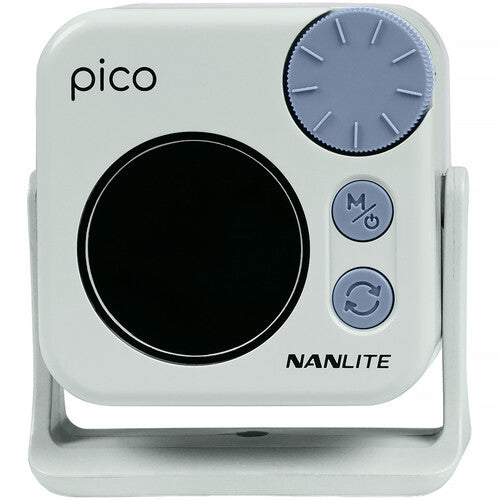 Nanlite Pico LED Mini Luz LED de Bolsillo Mint Blue 334 Lux batería 1500mAh
