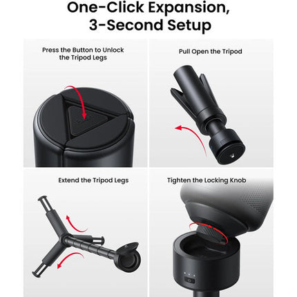 NEBULA BY ANKER Capsule trípode portátil ajustable 8.5 a 33 pulgadas