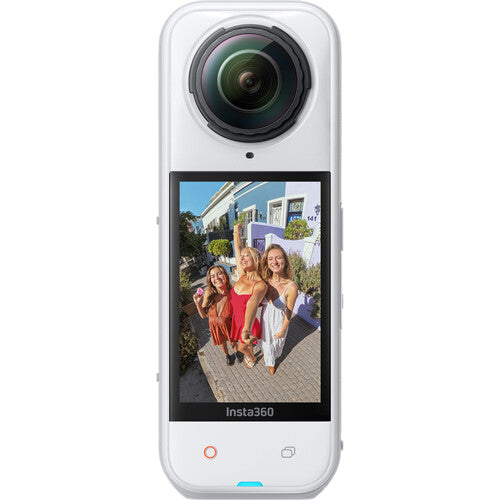 Insta360 X5 Cámara 360° 8K 72MP Fotos 49m Impermeable Satin White