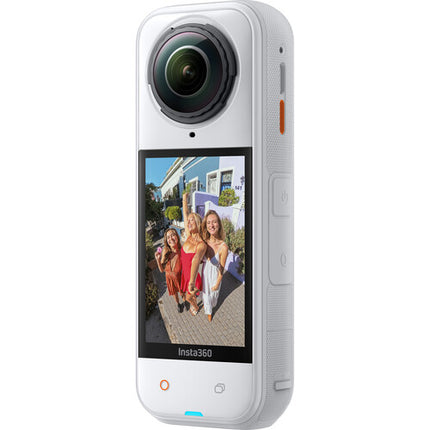 Insta360 X5 Cámara 360° 8K 72MP Fotos 49m Impermeable Satin White