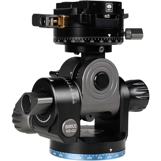 Sirui KS-G3 Cabezal de Trípode con Capacidad 2.5 kg y Rango Panorámico 360°