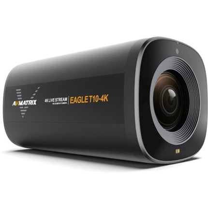 AVMATRIX Eagle T10 Cámara de Transmisión en Vivo 4K 8MP Zoom Óptico 10x