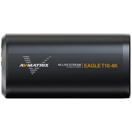 AVMATRIX Eagle T10 Cámara de Transmisión en Vivo 4K 8MP Zoom Óptico 10x