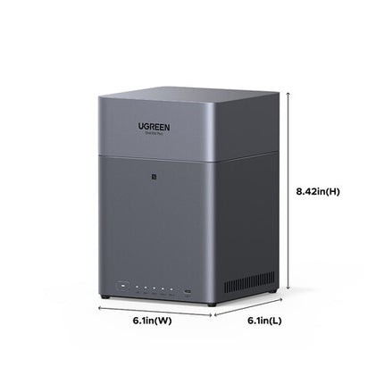 UGREEN DH4300 Plus NAS 4 Bahías SATA III 8GB RAM 32GB eMMC