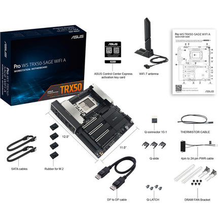 AMD Ryzen Threadripper PRO 9985WX Procesador 64 Núcleos 3.2 GHz con Placa Base ASUS Pro WS TRX50-SAGE WIFI