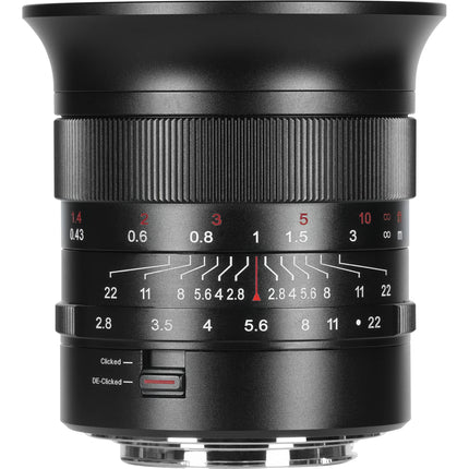 7Artisans 14mm f/2.8 Lente Gran Angular para Nikon Z F2.8 116° FOV