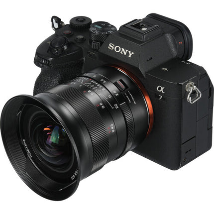 7Artisans 14mm f/2.8 Lente Gran Angular Manual para Sony E con Parasol y Tapas