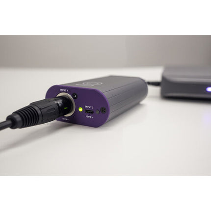 iodyne Pro Data Convertidor de Energia DC Entrada XLR y USB-C 100W