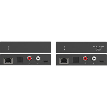 DVDO Audio Extensor sobre Ethernet 990' con Conversor Digital a Analógico y PoC Bidireccional