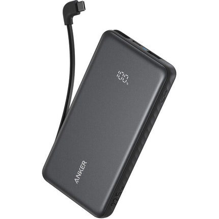 Anker Zolo Power Bank batería 10000mAh 2 USB-C 1 USB-A negro