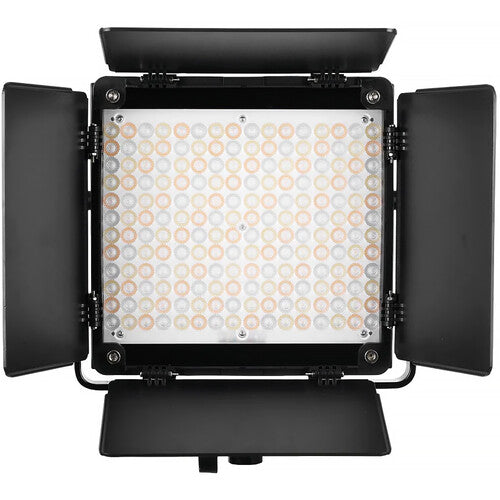 GVM 800D 6X 40W Panel de Luz LED RGB 10.6x10.3" CRI 97 con Barndoors y Estuche