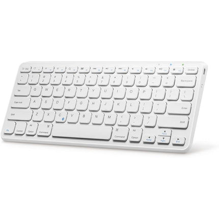 Anker UltraSlim Teclado Bluetooth Blanco Batería 3 Meses Ergonomía