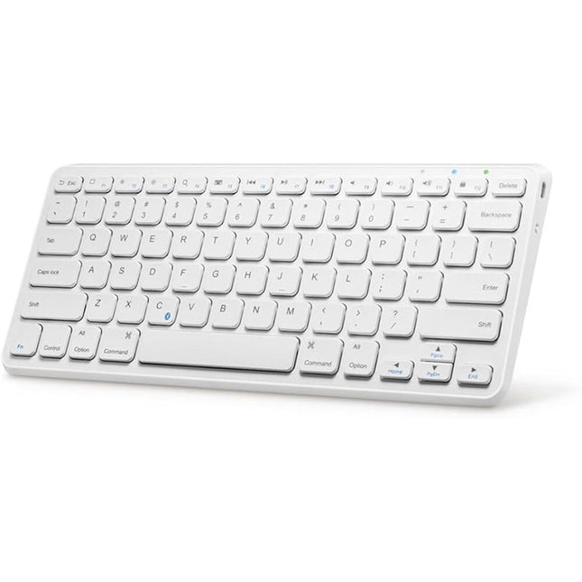 Anker UltraSlim Teclado Bluetooth Blanco Batería 3 Meses Ergonomía