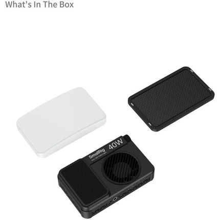 SmallRig RM 40C Mini LED Luz de Video 4670 Lux Batería 4800mAh Bundle Completo