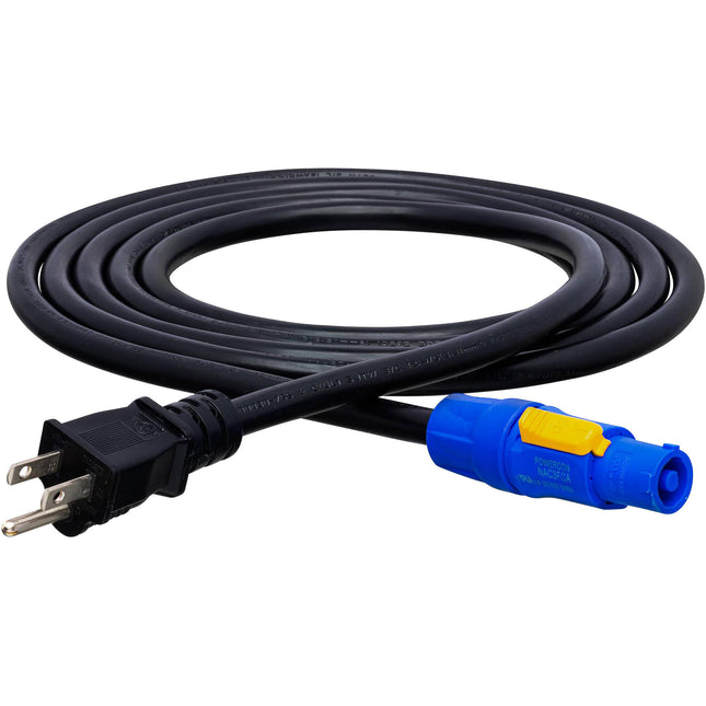 Hosa Technology Neutrik cable de alimentación powerCON a NEMA 5-15P 3 m con conectores seguros
