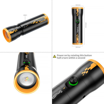 SmallRig RF 10C Luz LED para Video Enfoque Ajustable 392 Lux 5600K con Filtros Gobo