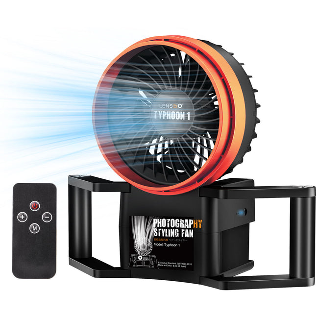 LENSGO Typhoon 1 Ventilador Profesional para Fotografía con 10 Niveles y Control Remoto