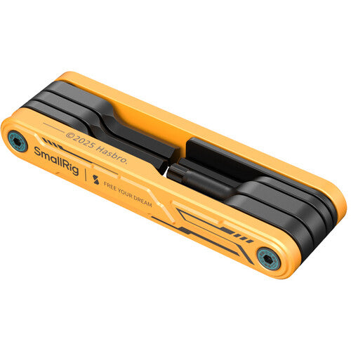 SmallRig Foldable Multi-Tool Kit Bumblebee Edition Set de herramientas plegables con 7 destornilladores acero inoxidable y mango de aluminio
