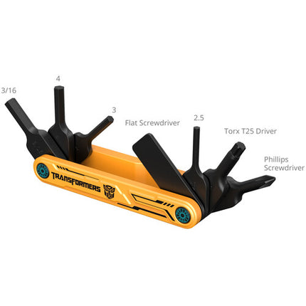 SmallRig Foldable Multi-Tool Kit Bumblebee Edition Set de herramientas plegables con 7 destornilladores acero inoxidable y mango de aluminio