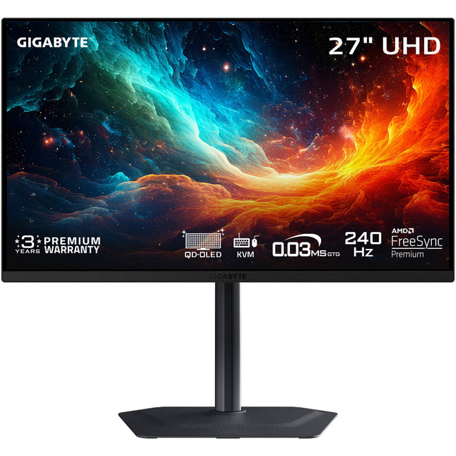 Gigabyte MO27U2 Monitor Gamer 27" 4K UHD 240 Hz HDR USB-C HDMI
