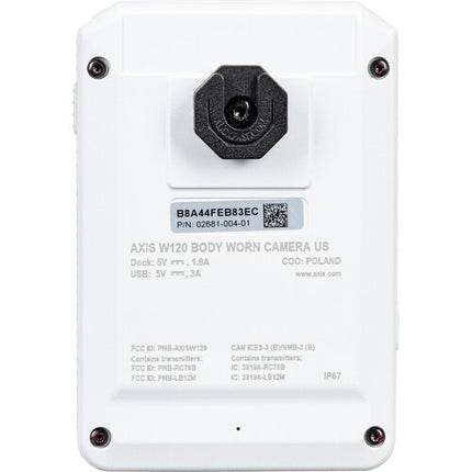 Axis Communications W120 Cámara Corporal 1080p 64GB 15 Horas Batería