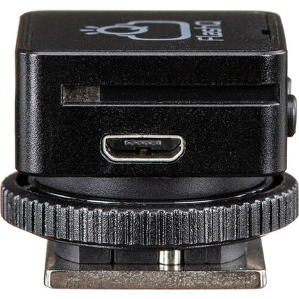 LightPix Labs FlashQ Transmisor Manual 2.4 GHz Alcance 10 m con Cable Micro USB