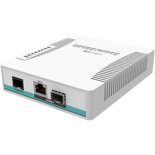 MikroTik CRS106-1C-5S Switch de Red Gestionado 6 Puertos Gigabit SFP 400 MHz CPU 128MB RAM