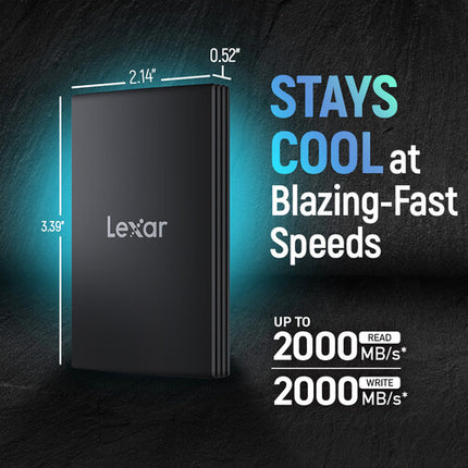 Lexar 4TB ARMOR 700 SSD portátil USB 3.2 Gen 2x2 2000 MB/s resistencia IP66