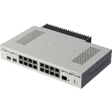 MikroTik CCR2004-16G-2S+PC Router gestionado con 16 puertos Gigabit y 2 puertos 10G SFP+