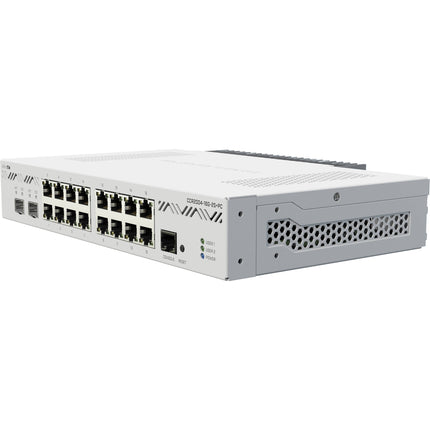 MikroTik CCR2004-16G-2S+PC Router gestionado con 16 puertos Gigabit y 2 puertos 10G SFP+
