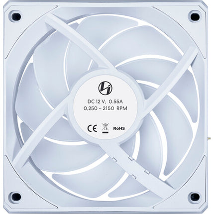 Lian Li UNI FAN CL Wireless Blanco Ventilador RGB 2150 rpm con Controlador Inalámbrico