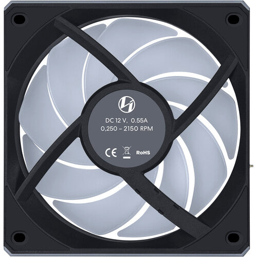 Lian Li UNI FAN CL Wireless Ventilador PC Negro 2150 rpm Control L-Wireless