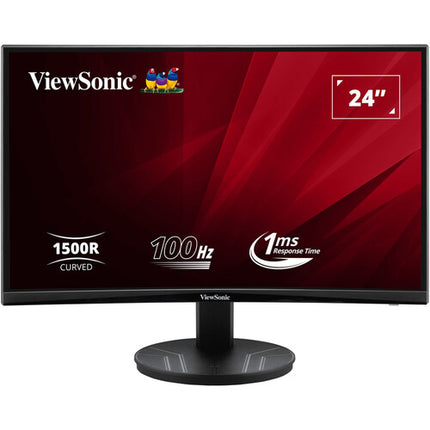 ViewSonic VA2416C Monitor Curvo 23.6" Full HD 100 Hz 1 ms VRR