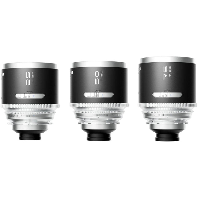 BLAZAR LENS MANTIS 1.33x Set de 3 Lentes Anamórficos 25 50 75mm T2.0 T2.4 Estuche