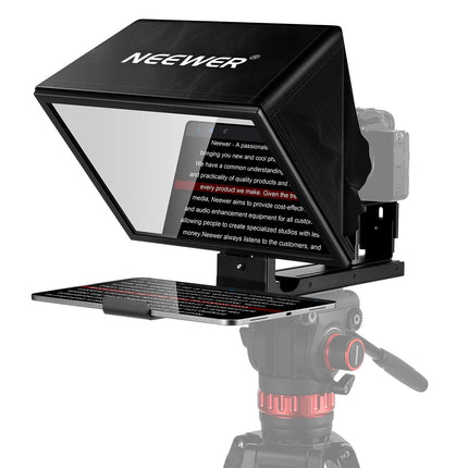 Neewer BASICS X12B Teleprompter para Tablet 12" con Control Bluetooth y Rango de 10 pies