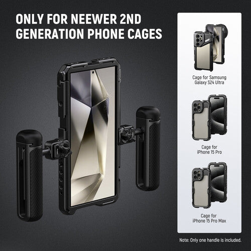 Neewer Quick Release Side Handle mango lateral para jaulas con ajuste vertical de 2.2 pulgadas