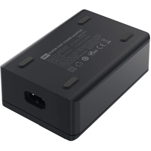 Newell GaN Tech T-power Cargador 100W 2x USB-C 2x USB-A LCD