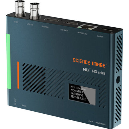 SCIENCE IMAGE NDI Mini HD Codificador Decodificador 3G-SDI HDMI 2160p30 OLED 2-Pack