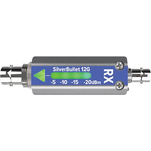MultiDyne SilverBullet2 Mini Receptor de Video 12G-SDI Fiber ST 5Mbps-12Gbps