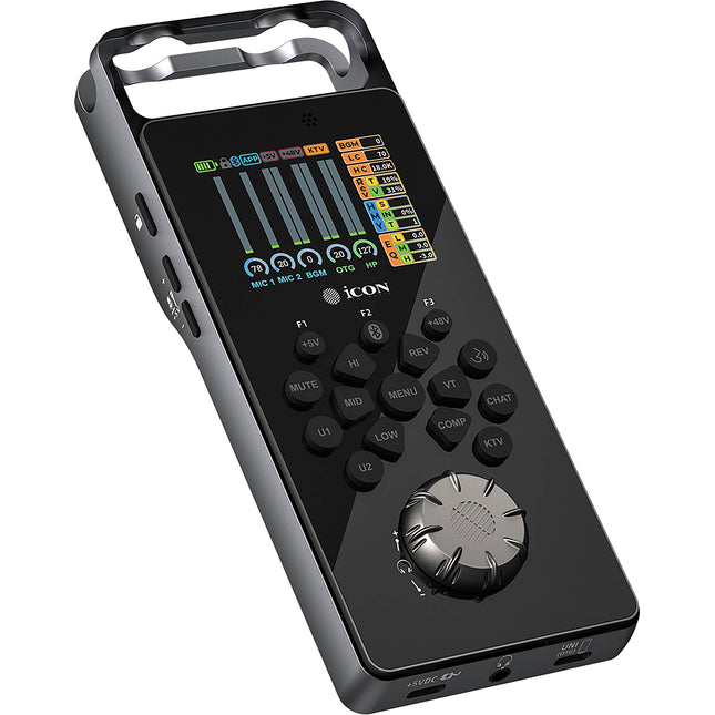 Icon Pro Audio GoLive Pro Interfaz de Audio Portátil 24-Bit 48 kHz con Control Remoto