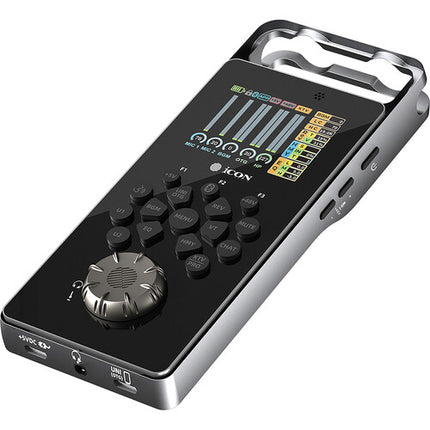 Icon Pro Audio GoLive Pro Interfaz de Audio Portátil 24-Bit 48 kHz con Control Remoto