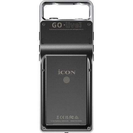Icon Pro Audio GoLive Pro Interfaz de Audio Portátil 24-Bit 48 kHz con Control Remoto