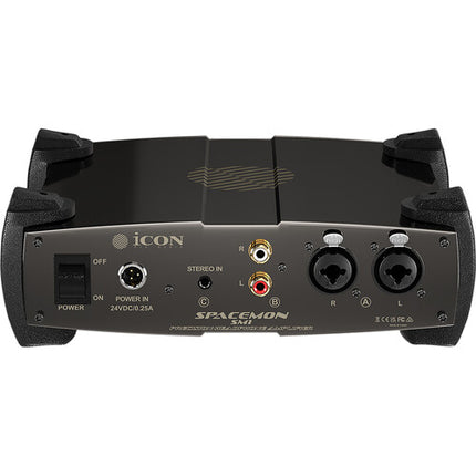 Icon Pro Audio SpaceMon Amplificador de Auriculares con Impedancia Precisa 0.1 Ohm