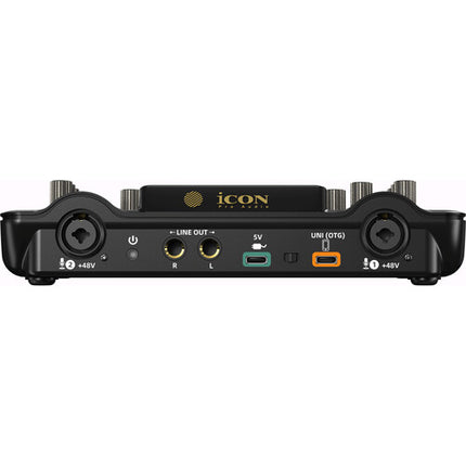 Icon Pro Audio WeLive Interfaz de Streaming Portátil Bluetooth Pantalla 2.8 y 6 Horas Batería
