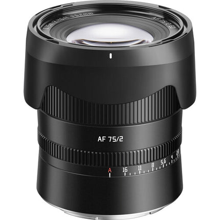 TTArtisan AF 75mm f2 Lente para FUJIFILM X Full Frame Apertura f16